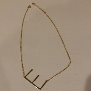 Initial E necklace